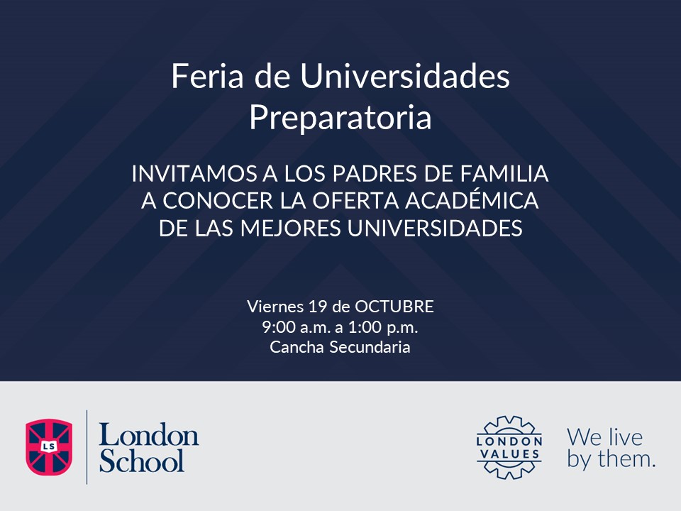 Invitación a feria de universidades 2018